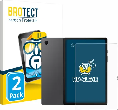 Produktbild von 2x Für Samsung Galaxy Tab A8 (Display+Kamera) Schutzfolie BROTECT Displayschutz Display Schutz Folie Klar Transparent
