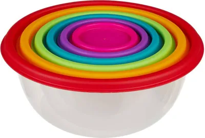Produktbild von 6 runde aufbewahrungsdosen "colors" (farben) - 5 five simply smart