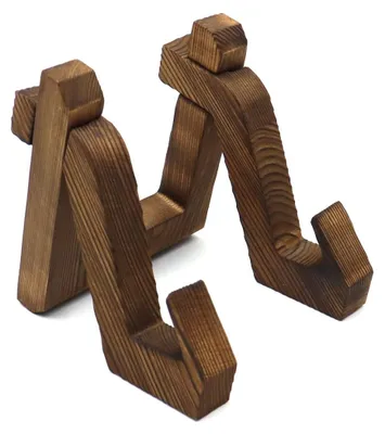Holz-Tellerständer, dekorative Staffelei, 10,7x12x10,2 cm