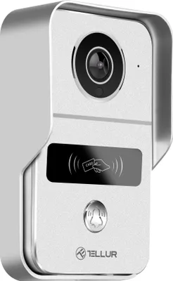 Obrázok produktu pre Tellur Smart WiFi video zvonček, 1080P, funkcia odomknutia, vnútorný zvonček, sivý