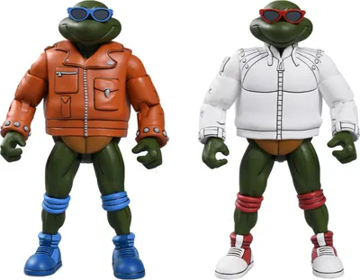Produktbild von Teenage Mutant Ninja Turtles (Cartoon) Actionfigur Punk Leo and Punk Raph 2 Pack 18 cm