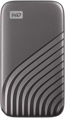 Produktbild von Western Digital My Passport, 500 GB, USB Typ-C, 3.2 Gen 2 (3.1 Gen 2), 1050 MB/s, Passwortschutz, Grau