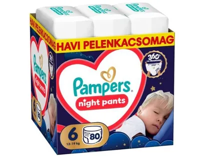 Produktbild von Pampers Night Windelhöschen 13-19kg Junior 6 (80 Stk.)