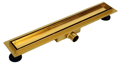 Obrázok produktu pre BALNEO sprchový žľab Duplex Next 2in1 80 cm v zlatej farbe