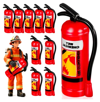 Produktbild von 20 Stück Miniatur Feuerlöscher für Dekoration