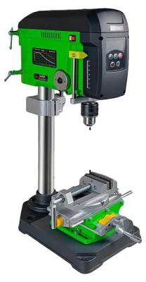 Productafbeelding van Boormachine voor werkbank, X-as verplaatsing 80 mm, Y-as verplaatsing 67 mm, maximale spanwijdte 77 mm, rotatiehoek 90°, borstelloze motor