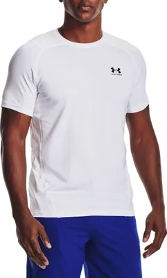 Produktbild von Under Armour HeatGear Tailliertes T-Shirt, Weiß XL