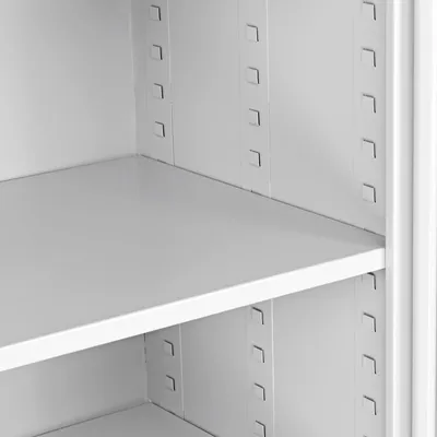 Stahlschrank Flügeltürenschrank Werkstattschrank Büroschrank Werkzeugschrank 2-türig Metallschrank Lichtgrau ral 7035 130639 Schrank Universalschrank Materialschrank online kaufen