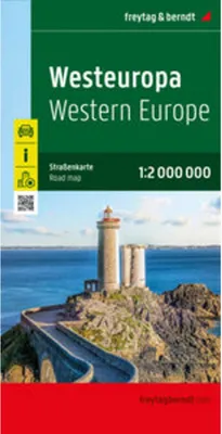 Obrázek produktu pro Západní Evropa, silniční mapa 1:2 000 000, freytag & berndt