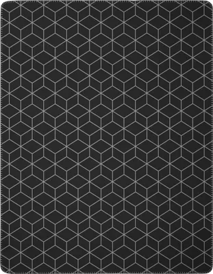 Produktbild von Biederlack Wohndecke V&B CARRÉ BL 150x200 cm grau Decke Kuscheldecke