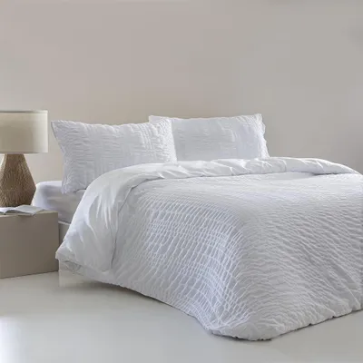 Produktbild von Bettbezug-Set, 240 x 220 cm - 3-teilig - Weiß