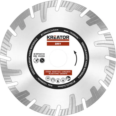 Obrázok produktu pre KREATOR KRT084103 - Diamantový kotúč segmentový 150mm EXPERT