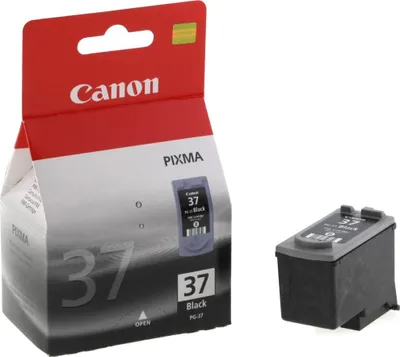 Produktbild von Canon PG-37BK, Foto schwarz, Tinte auf Farbstoffbasis, 1 Stück(e)