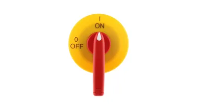 Immagine prodotto di Maniglia per porta rosso-gialla con serratura PR30W02 5907723026193