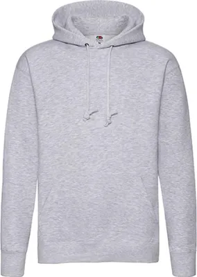 Immagine prodotto di Fruit of the Loom 62-152-0 | Felpa Premium con cappuccio - Farbe: Heather Grey - Größe: L