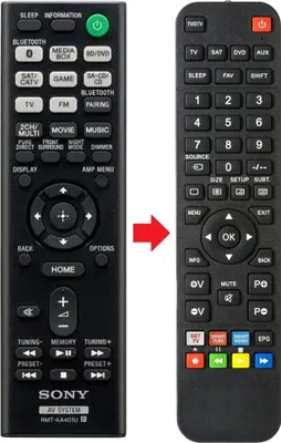 Produktbild von Fernbedienung geeignet für SONY STR-DH790 | STRDH190 | STRDH590