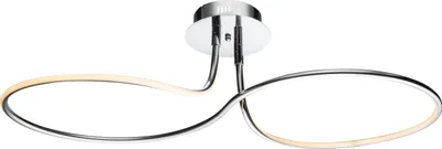 Produktbild von GLOBO Deckenleuchte LED Wohnzimmer Schlafzimmer Deckenlampe Chrom 67823-30D