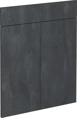 Zdjęcie produktu dla Front kuchenny Vicco R-Line Czarny beton 59.6 x 70.8 cm front meblowy do szafki dolnej z szufladami, Model 42813