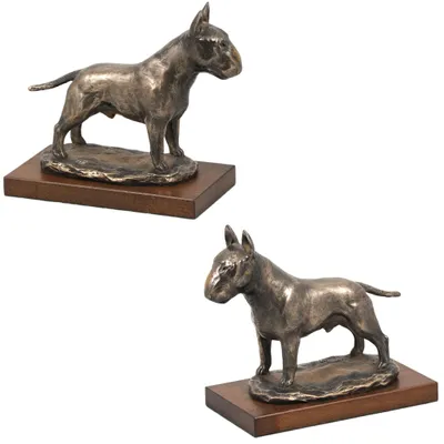 Obrázek produktu pro Art-Dog Dekorativní soška – Bulteriér – odlitek z bronzového prášku a pryskyřice
