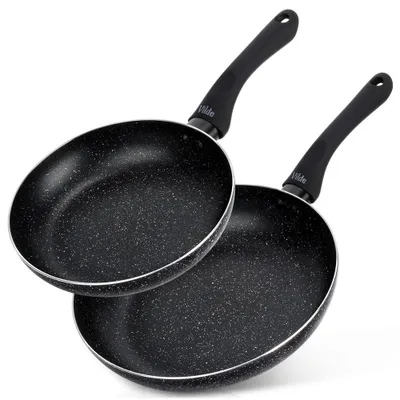 Produktbild von Vilde | Bratpfannen 2er Set - Ø 20/26 cm - Aluminium - Antihaftbeschichtung - Induktion - SIMPLE HOME
