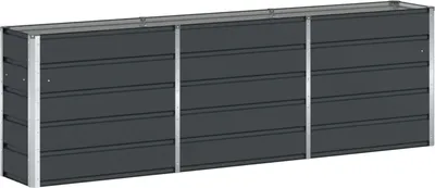 Obrázek produktu pro Truhlík Antracit 240 x 40 x 75 cm Ocel