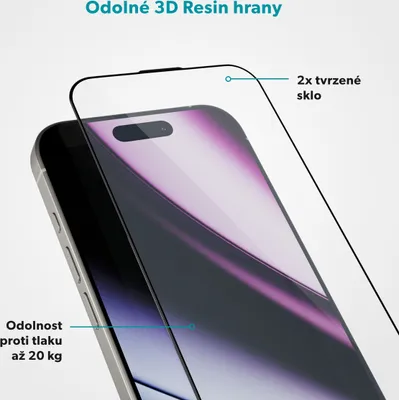 Produktbild von Epico 3D Glas mit Applikation - 2 Stück für iPhone 15/16 Plus