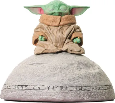 Produktbild von Star Wars The Mandalorian Grogu The Child Seeing Stone Milestones Figur Grün  Grün One Size