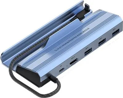 INF 5-in-1 USB-C Dockingstation für Steam Deck & Asus Handheld – PD Laden, USB 3.0, HD 2.0