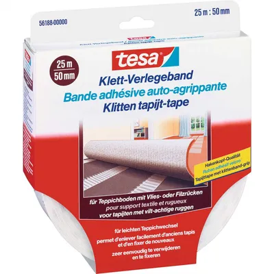 Productafbeelding van Tesa 56188-00000-11 tesa Klett-Verlegeband 25m x 50mm