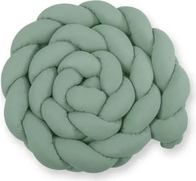 Imagen del producto de Manta de lactancia XXL, trenzada, muy transpirable – 100% algodón – color verde pastel
