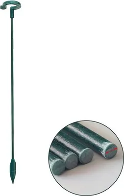 Produktbild von INF 10 Stück Pflanzenstützstäbe - Grüne Kunststoff Kletterhilfe für Topfpflanzen L