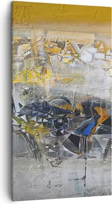 Produktbild von Bild auf Leinwand - Leinwandbild - Abstraktion modern - 45x80cm - Wand Bild - Wanddeko - Wandbilder - Leinwanddruck - Bilder - Kunstdruck - Wanddekoration - Leinwand bilder - Wandkunst - PA45x80-4001