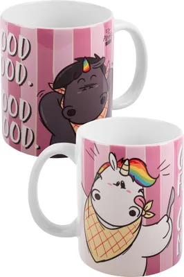 Obrázek produktu pro Pummel & Friends Mug - Snídaně - hrnek na kávu Keramický hrnek na kávu 320 ml