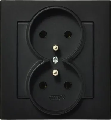 Obrázok produktu pre Ospel GP-2RZ/33, Čierna, IP20, 16 A, 84 mm, 45 mm, 90 mm