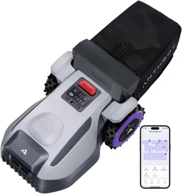 Produktbild von ANTHBOT N8 Mähroboter ohne Begrenzungskabel mit 23L Grasfangbox & Entleerungsautomatik, 4-in-1 Rasenroboter mit Full-Band RTK & Dual-Vision Navigation