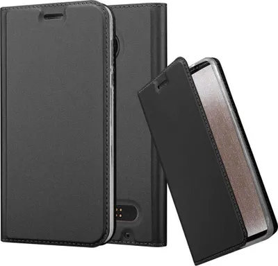 Obrázek produktu pro Cadorabo Pouzdro na mobilní telefon pro Motorola MOTO Z2 Protective Case in Black Cover Etui Book Case Booklet