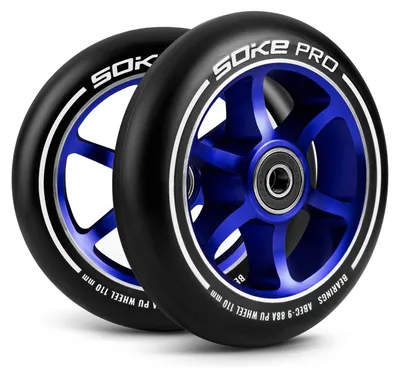 Produktbild von Scooter Räder 110 mm marineblau 2 Stück