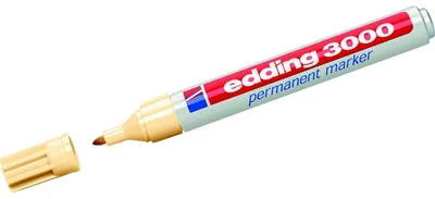 Produktbild von Edding 3000, Hellorange, Rundspitze, Mehrfarbig, Aluminium, 1,5 mm, 3 mm