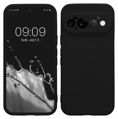 Produktbild von kwmobile Handyhülle für Google Pixel 11 Pro Hülle - weiches Handy Silikon Case - Schutzhülle Cover - Schwarz matt