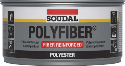 Produktbild von Polyfiber - Polyesterspachtelmasse für die Karosseriereparatur - Soudal