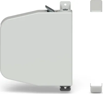 Produktbild von Gurtwickler Mini weiss schwenkbar ohne Gurtband