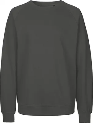 Produktbild von Neutral O63001 | Uni Sweatshirt / 100% Fairtrade-Baumwolle - Farbe: Charcoal - Größe: M