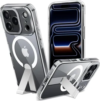 Immagine prodotto di Custodia Kickstand per iPhone 17 Pro Custodia protettiva con supporto compatibile per Magsafe