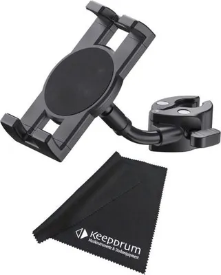 Immagine prodotto di Supporto per smartphone K-M 19764 con morsetto per tubi e treppiedi con panno