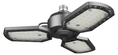 Immagine prodotto di Lampada a soffitto OSRAM con design a "ala", modello Highbay Blade Sensor, colore nero, 4000 K, 4300 lm, 40 W, diametro 33,75 cm, realizzata in alluminio
