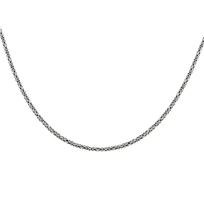 Produktbild von cai Halskette Silber 925 oxidiert Königskette
