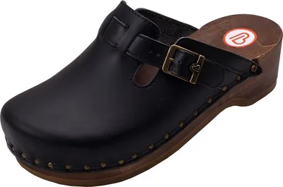 Produktbild von Berkemann Riemen-Toeffler Clogs Mit verstellbarem Riemen, 5-Phasen-Fußbett unterstützt Abrollen, Dämpfende Sohle
