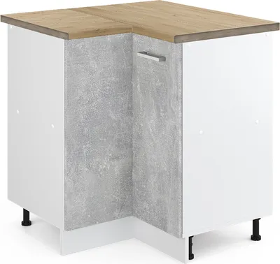 Obrázok produktu pre Rohová spodná skrinka Vicco R-Line betón 75.6 cm , AP Oak, Model 46194