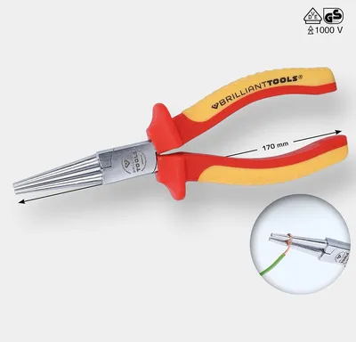 Image de BRILLIANT TOOLS VDE Pince ronde 170 mm - BT068015