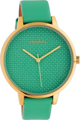 Produktbild von Oozoo - Damenuhr - C10593 - Türkis Gold